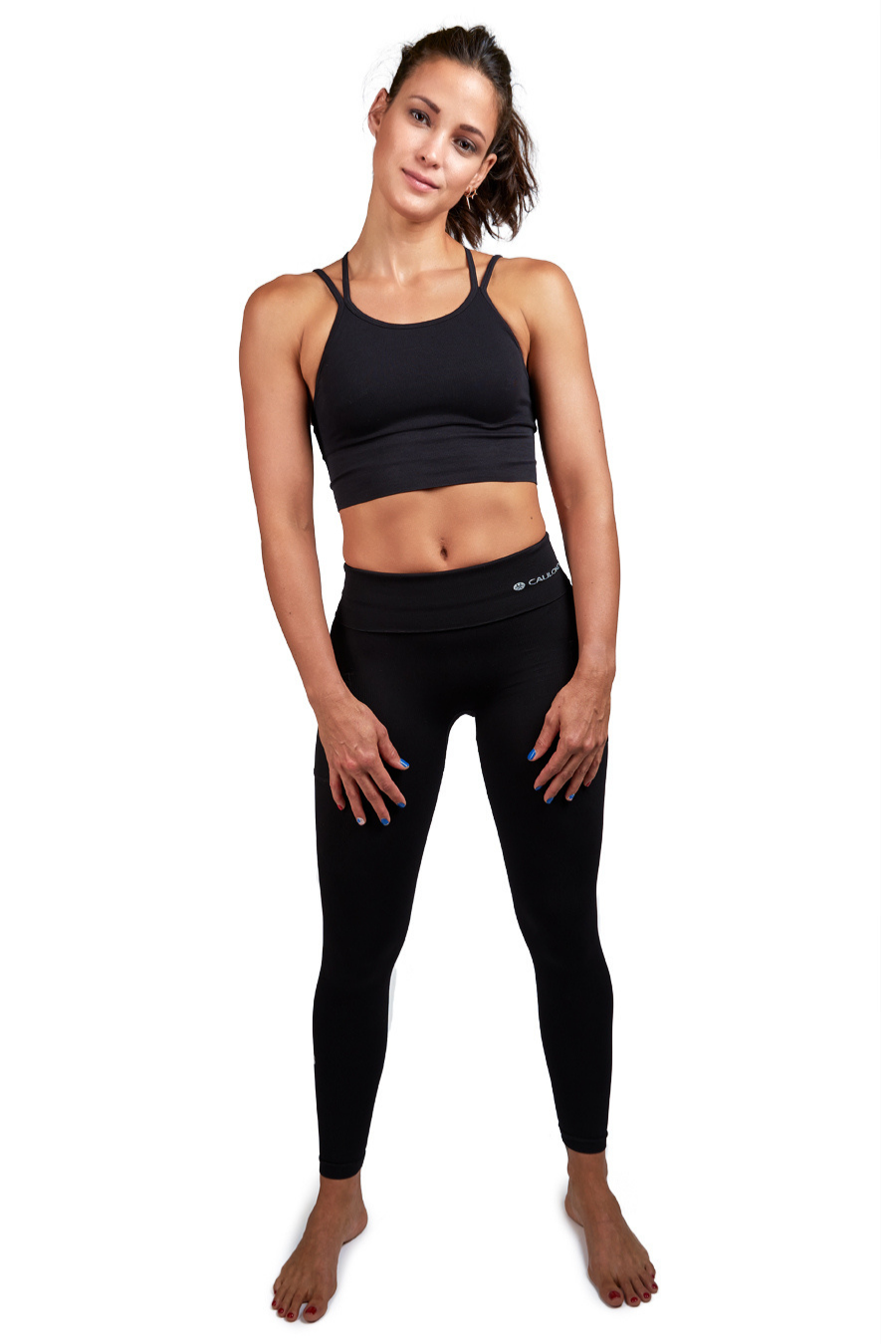 Caliloko Santa Clara Sports Bra Midnight Black