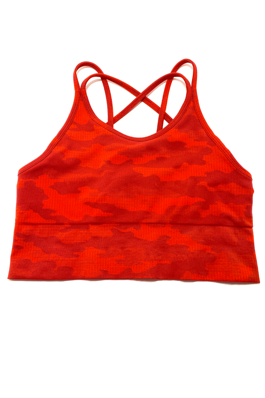 Caliloko Santa Clara Sports Bra Camo Red