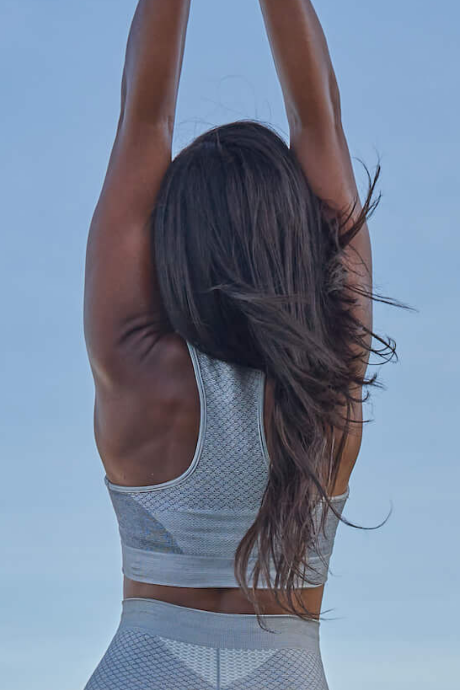 Caliloko Auburn Racer Back Bra Silver White