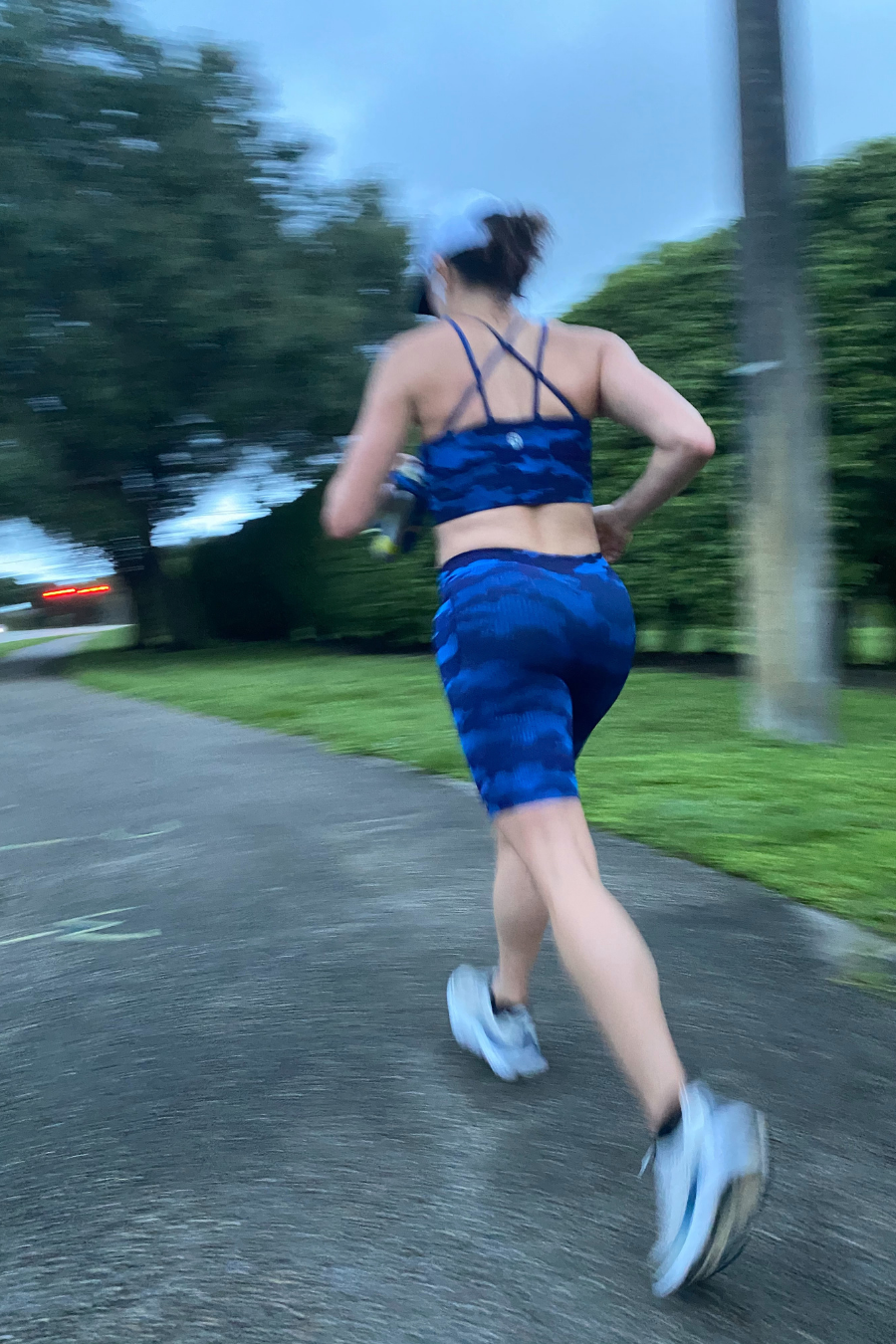 Caliloko Santa Clara Sports Bra Camo Blue
